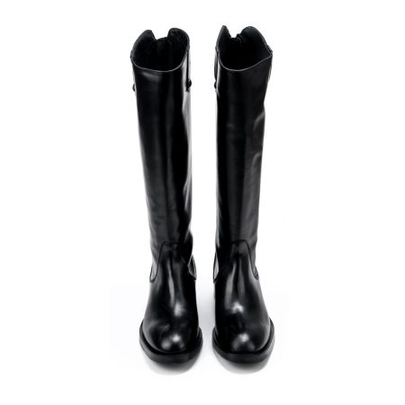 Ženske kožne duboke čizme Roberto-Serpentini-M50 crne ravne 5 16316 roberto serpentini m50 nero 3